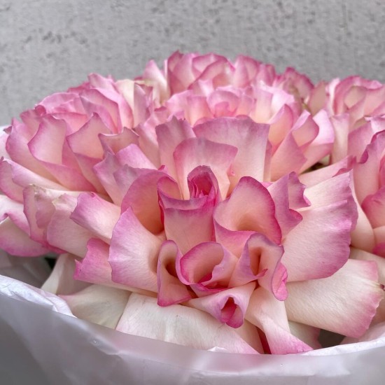 Букет «Bloom room» из крупных французских роз